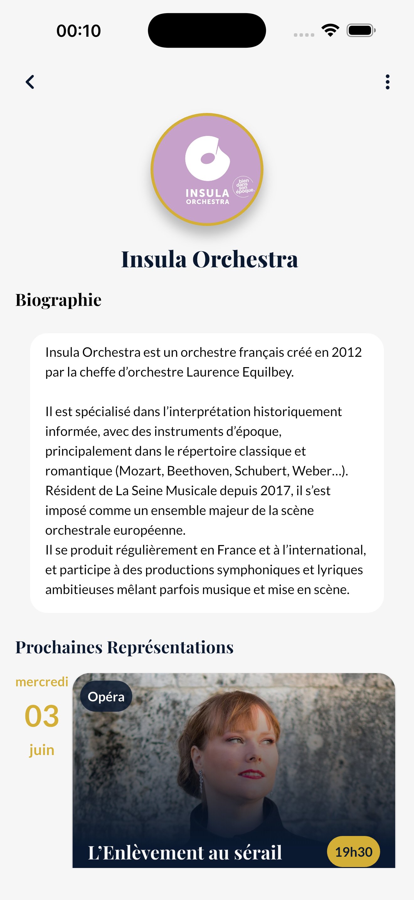 Fiche orchestre
